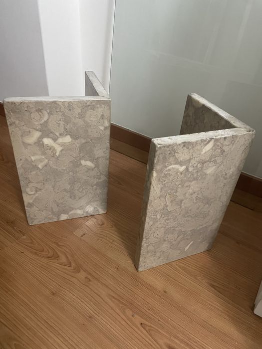 Mesa de Centro Vidro e Marmore