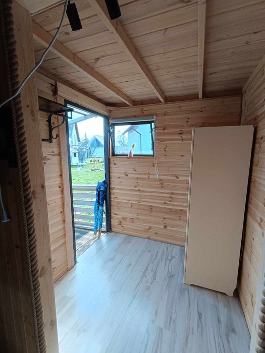 Domek z drewna Białogóra .Zapraszamy do rezerwacji na sezon 2026
