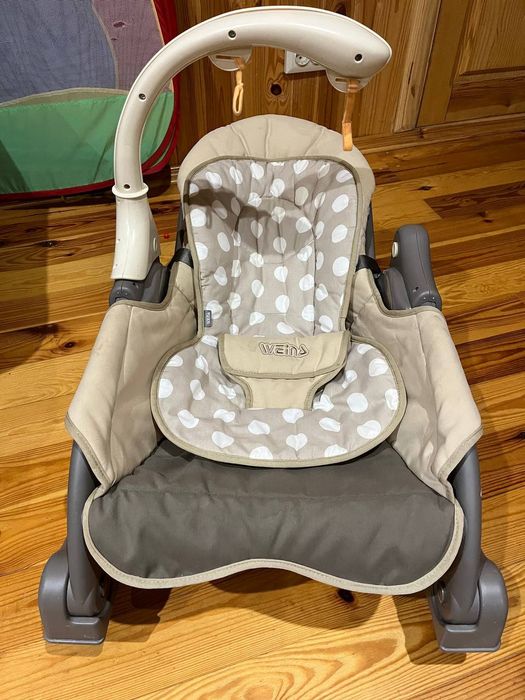 Шезлонг-гойдалка для малюка від народження