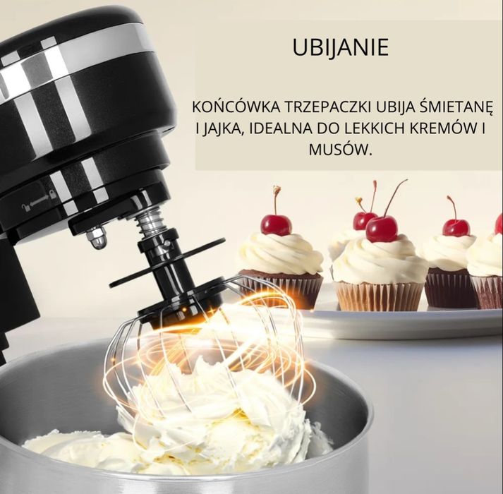 Mikser Planetarny 700W z Miską ze Stali Nierdzewnej 3L