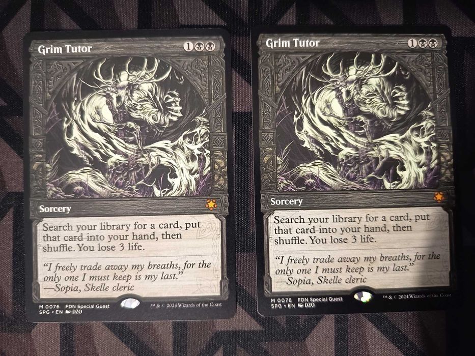 MTG Grim Tutor x2 Special Guests Mythic Rare NM
