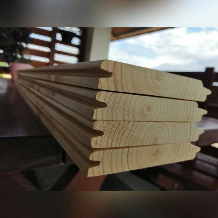 Deska elewacyjna boazeria podbitka 19mm x 140mm. SZWEDZKA, I klasa Ab