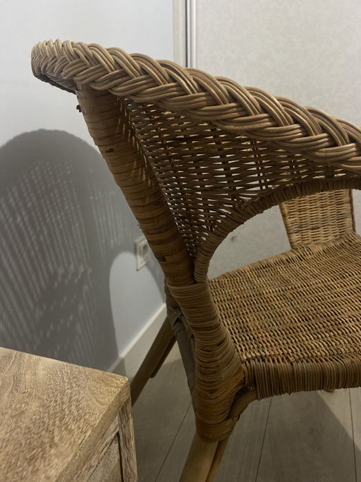 Krzesło Ikea rattanowe AGEN