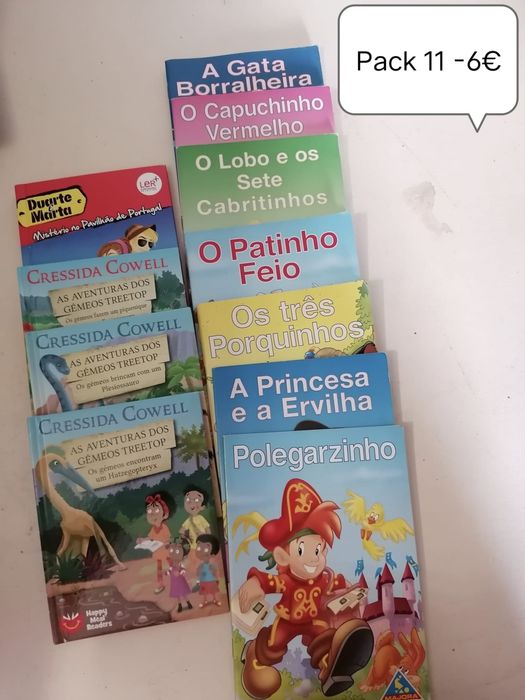Packs de Livros Preço nas Fotos