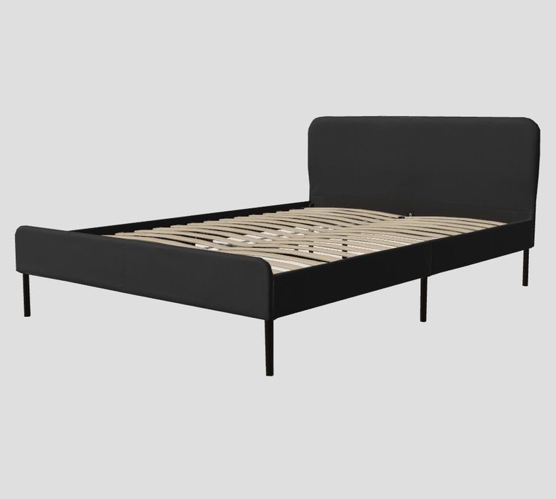 Cama de casal azul