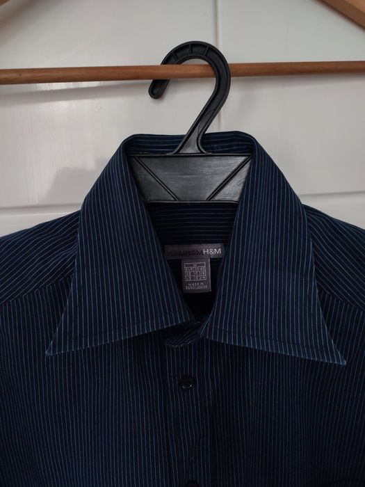 Granatowa koszula rozmiar M H&M