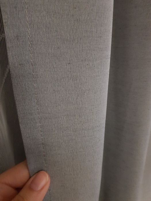 Conjunto de cortinados com varão  duplo e acessórios