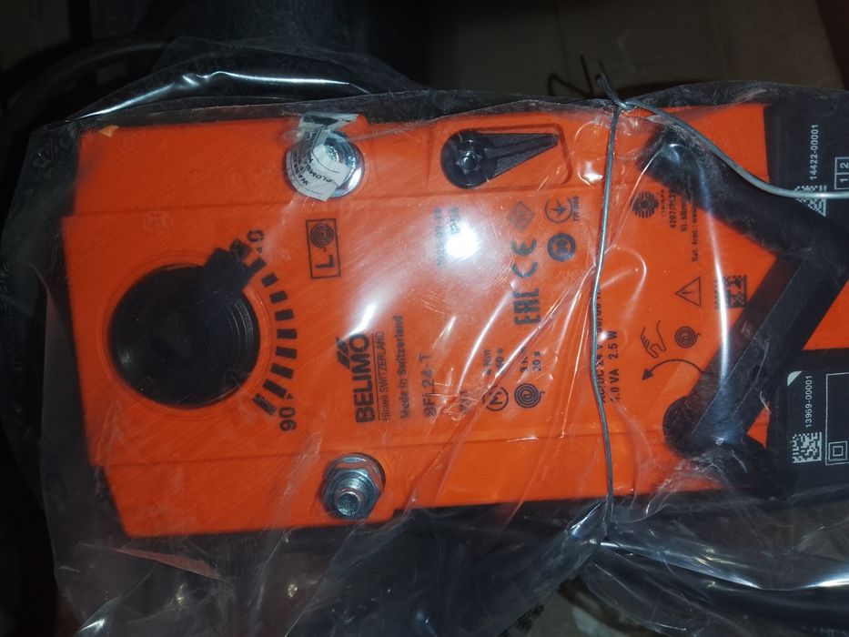 Klapa przeciwpożarowa smay 125mm z siłownikiem belimo 24T