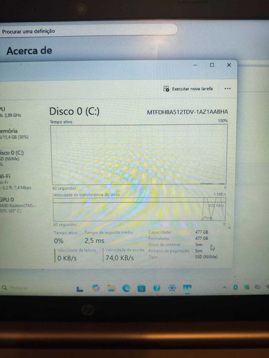 Portátil HP 15s-eq1018np