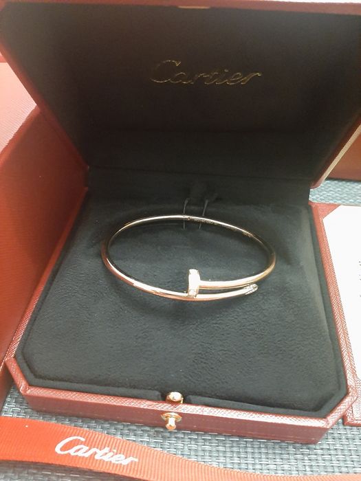 Cartier Juste un clou, браслет золотой с бриллиантами Гвоздь.