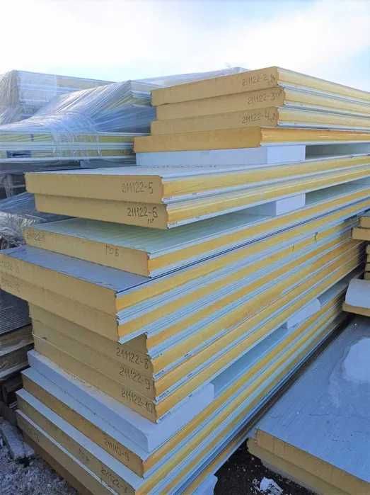 сендвіч панелі б/у та другого сорту/ монтаж та доставка