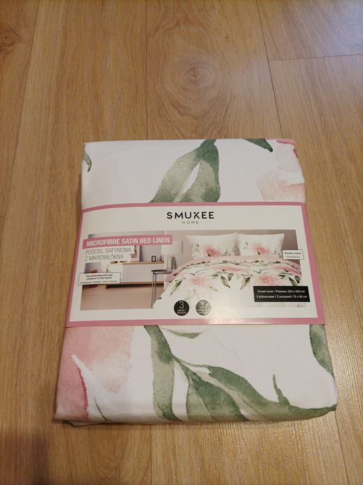 Satynowa pościel z mikrowłókna marki Smukee