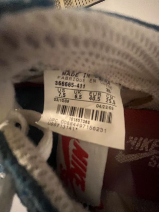 Tenis Nike Azul petróleo 6.5