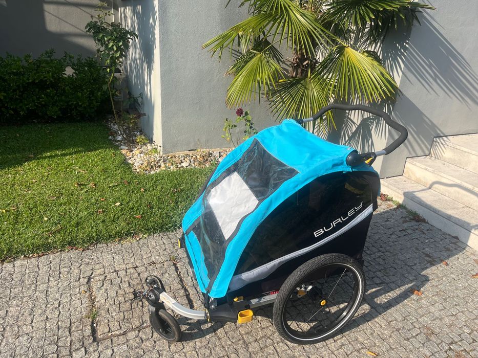 Burley D’LITE X [EN]: bike trailer and stroller (double) [PT]: reboque para bicicleta e carrinho de bebé (duplo)