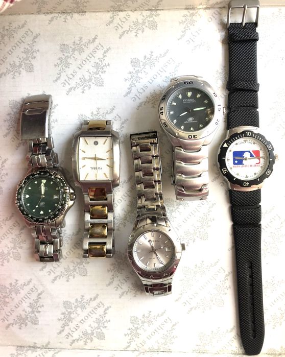 Чоловічі годинники Convers ,  Fossil blue   100 metres США