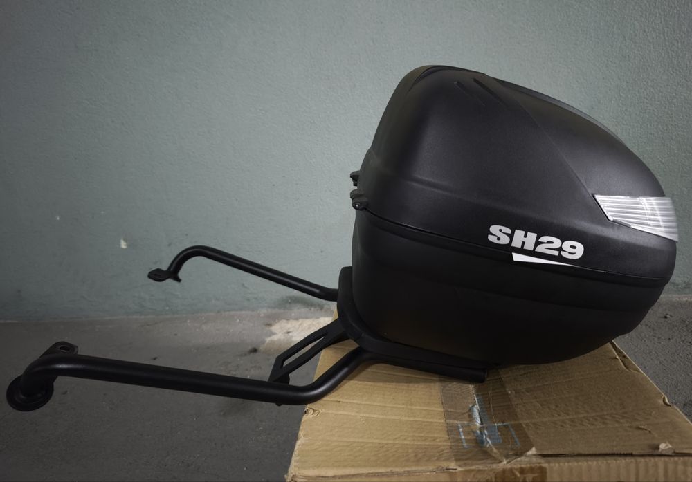 Top case Shad SH29 e suporte para Vespa GTV/GTS