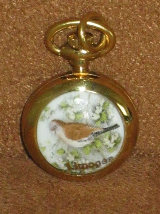 Silgar Relogio Peito SH (C/Tampa Porcelana Limoges)