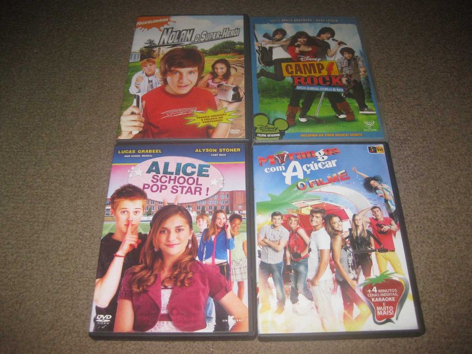 4 DVDs do género Infanto-Juvenil