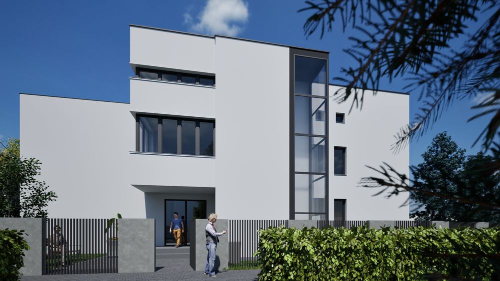 Budynek na klinikę, gabinety, biurowiec.