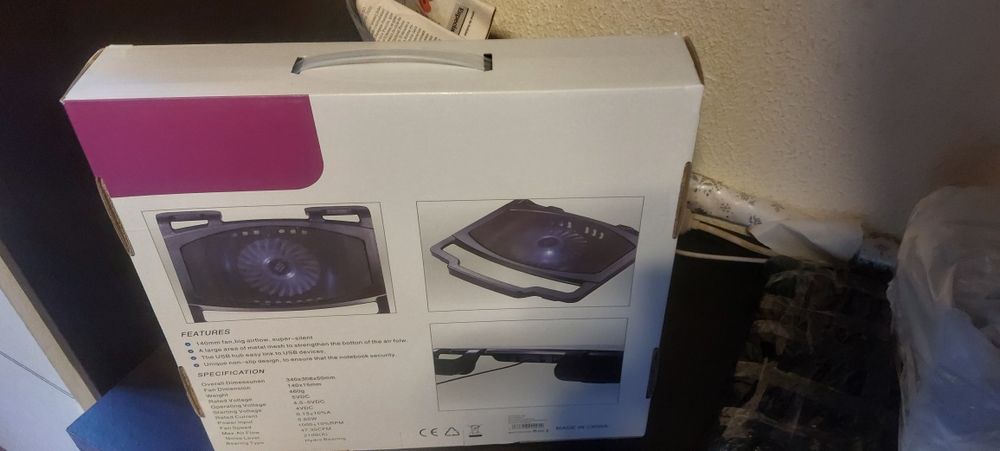 Ventoinha para portátil nova