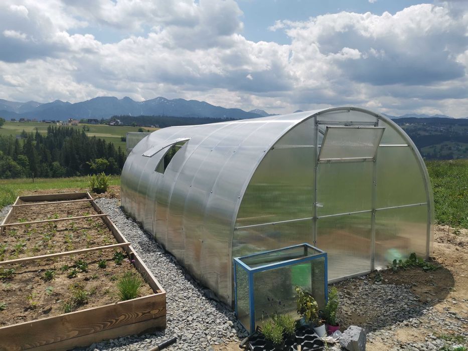 Szklarnia ogrodowa, tunel ogrodowy z poliwęglanu 3x4, 3x6m itd 4mm 6mm