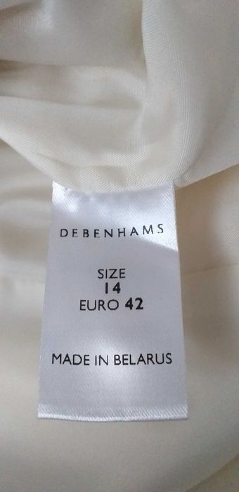 Jesienno-wiosenny welniany płaszczyk rozm.42