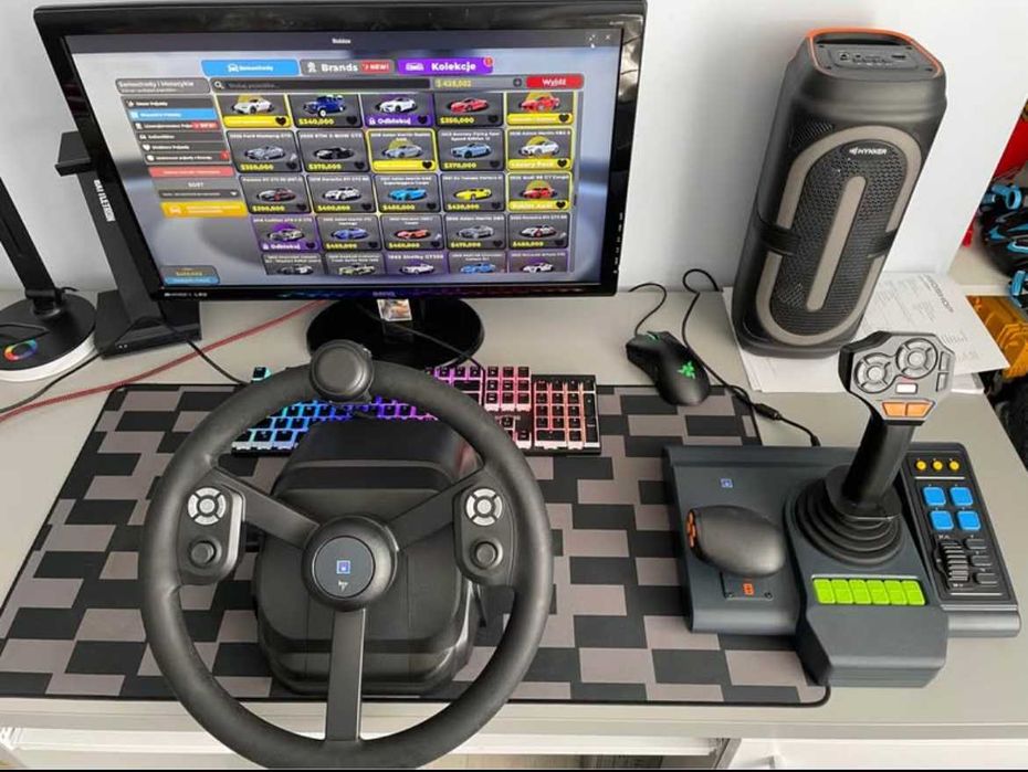 Super kierownica Farming Simulator HORI zestaw wyścigi, pilotowanie, farma