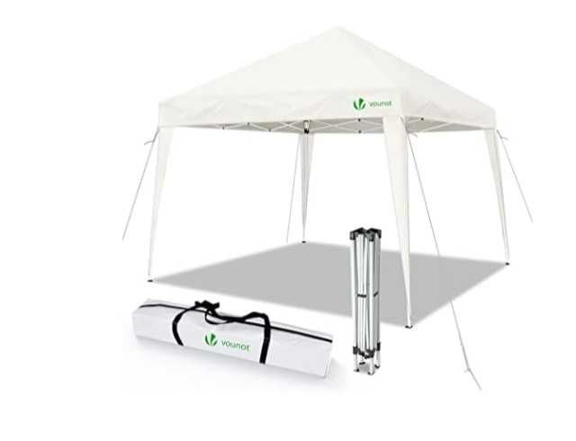 Tenda e mesa dobrável em bom estado