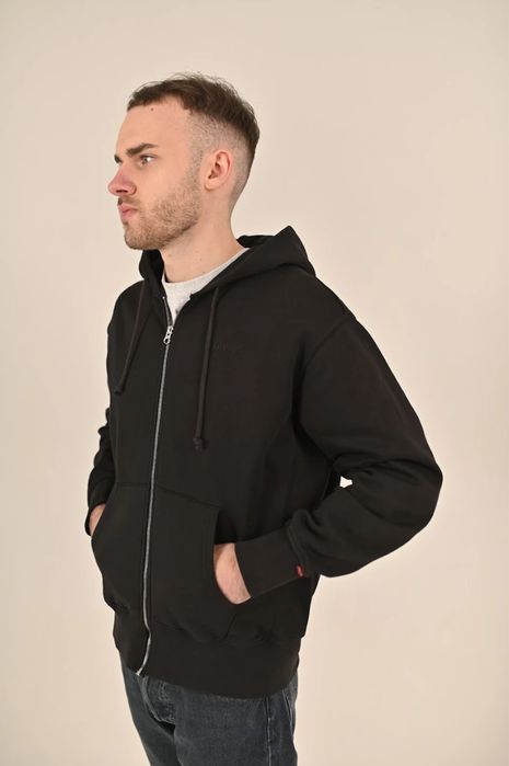 Чорна зип - худі Levi’s ОРИГІНАЛ | Розмір: М | L | XL