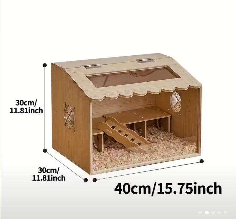 Nowe akwarium klatka terrarium dla chomika