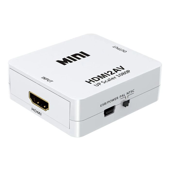 Новый качественный конвертер HDMI to AV (RCA "тюльпан") 720p/1080p