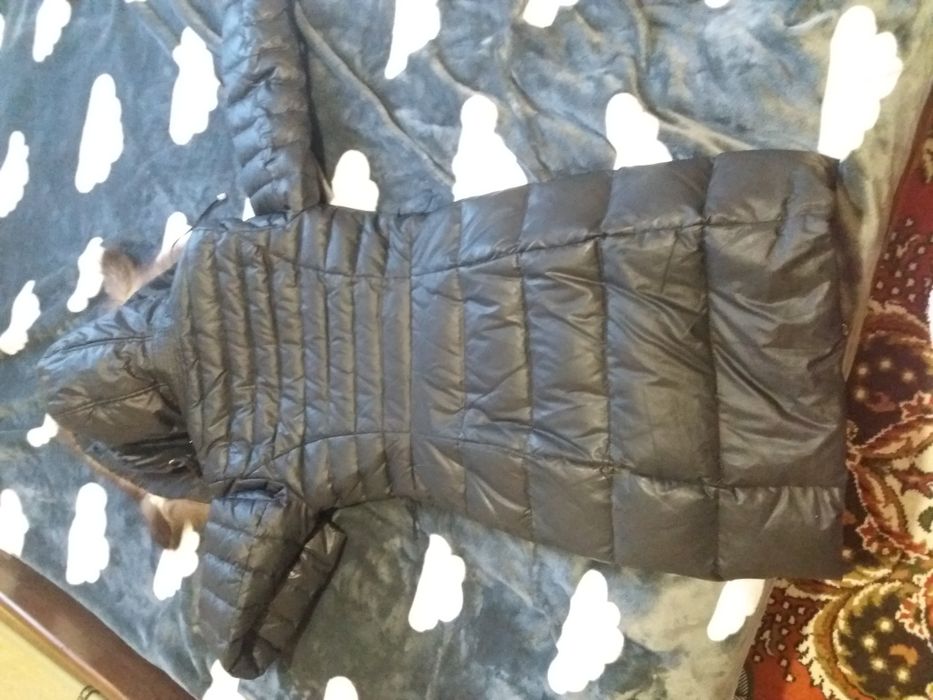 Пуховик с чернобуркой