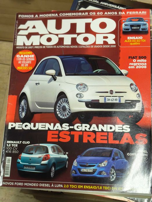 Coleção revistas automotor 1989 a 2011