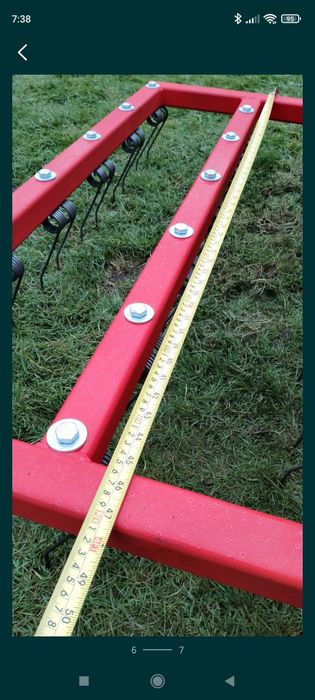 Areator grabie do ciągnika minitraktora