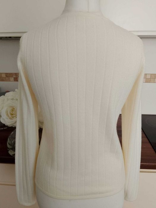 Damski sweter Boho 36/38 S/M kaszmir kashmir akryl haft aplikacje