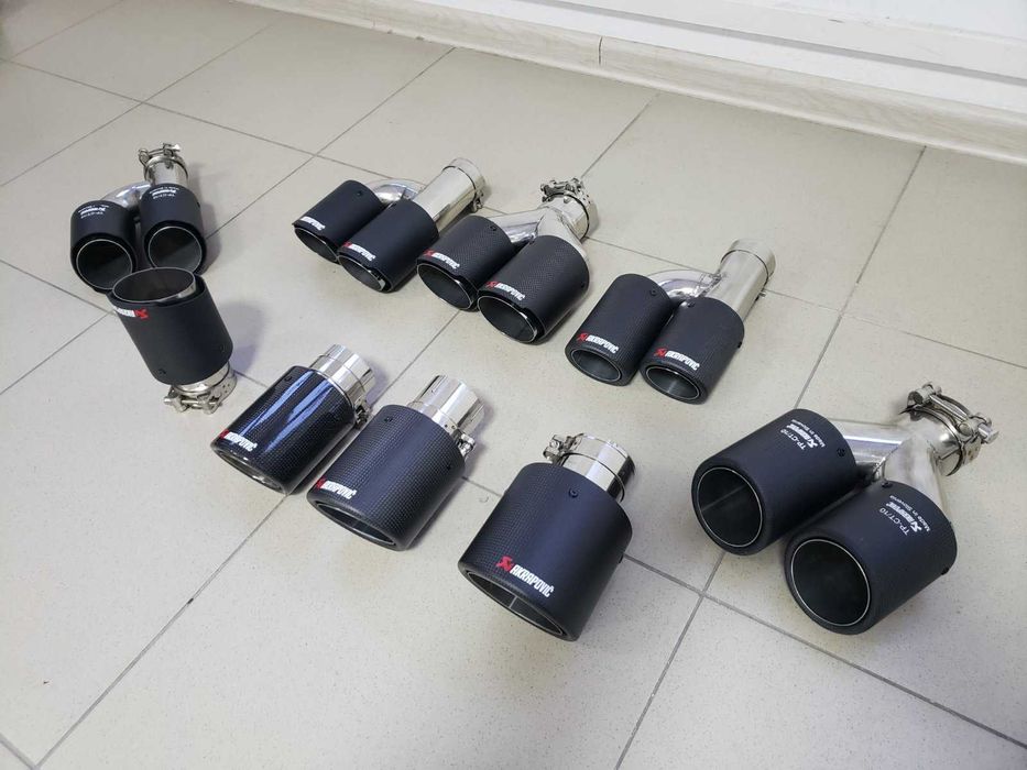 Насадки глушителя akrapovic , насадки на выхлоп акрапович
