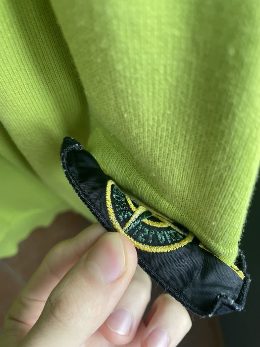 Оригінальний Трикотажний Светр Stone Island Зелений М
