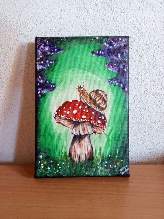 Quadro cogumelo 10x15