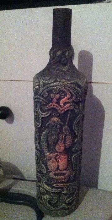 Декоративная бутылка, высокая!