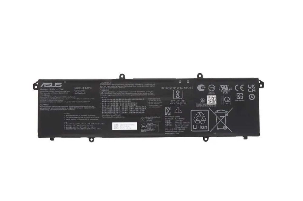Акумулятор Asus C31N2105 UX3404, K6500ZC, M6500QC, F1603ZA, F1605ZA, P1600ZA K3402 K3402Z K3402ZA M1403QA Оригінал