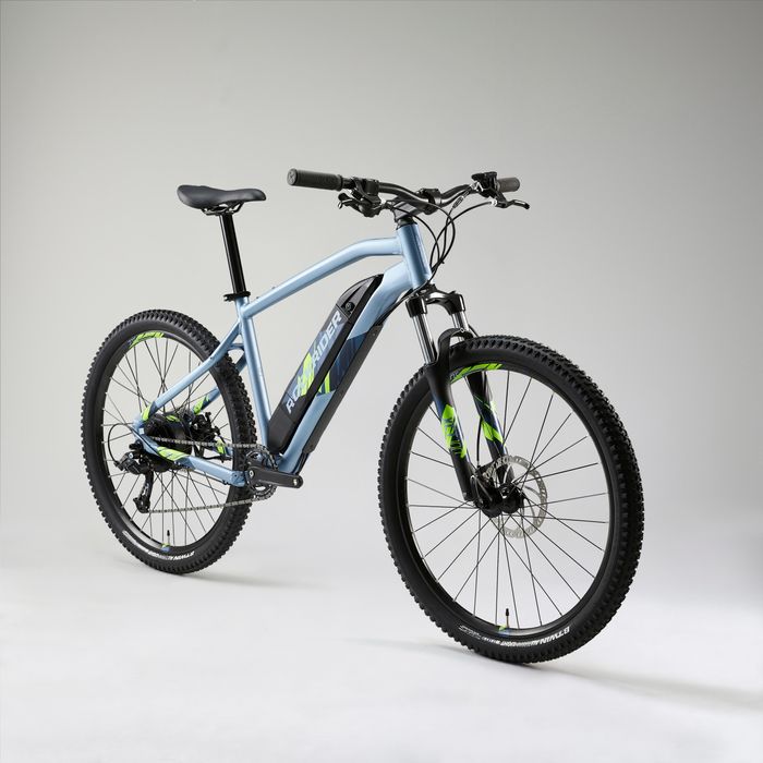 Bicicleta BTT Elétrica Semirrígida 27,5" E-ST 100 AZUL