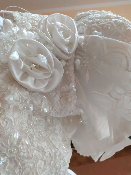 весільна сукня плаття платье свадебное зі шлейфом ІТАЛІЯ + болеро