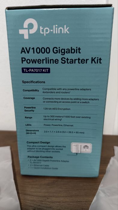 Powerline Tp-Link AV1000 Internet na casa toda
