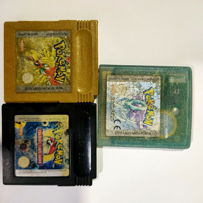Game Boy color e opção de jogos