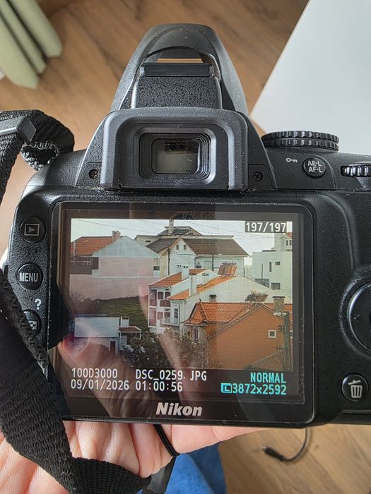 Nikon d3000 com lente 18-55mm e 55-250mm