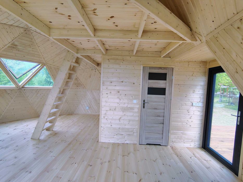 Kopuła geodezyjna, warsztatowa, glamping, dom kopułowy