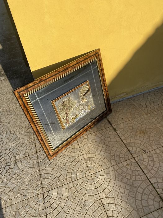 Quadro em Prata , com Moldura Classica