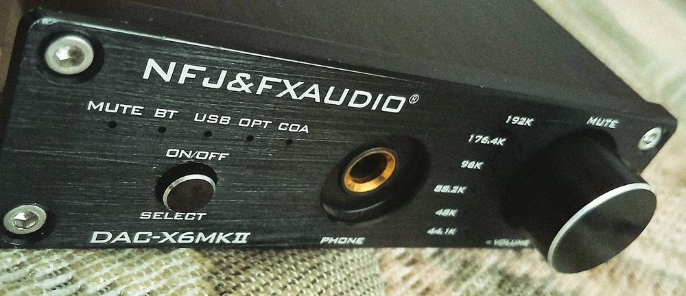 FX-AUDIO DAC-X6 MKII DAC Headphone Amplifier Bluetooth 5.0