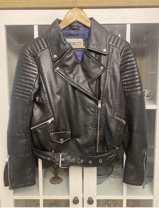 Куртка косуха бомпер натуральна шкірв