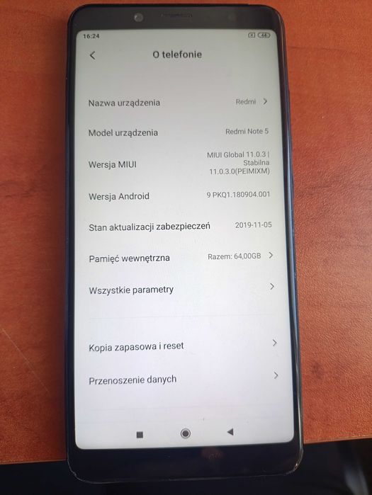 Xiaomi Redmi note 5